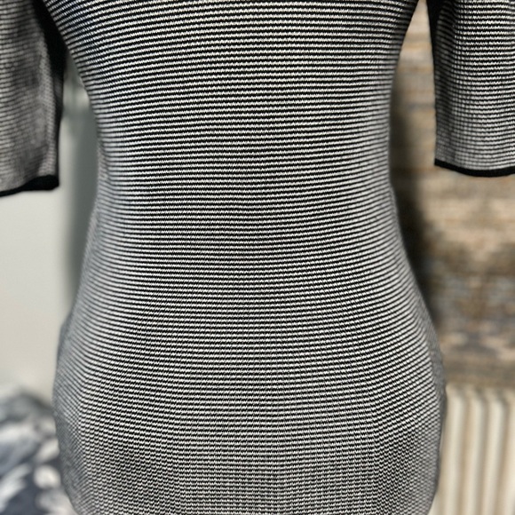 Philosophy Black and White Striped Women's Top - Picture 8 of 8